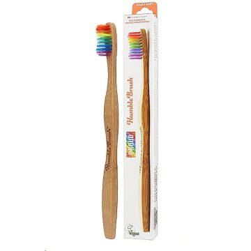 Humble Brush Bambuszahnbürste soft, rainbow