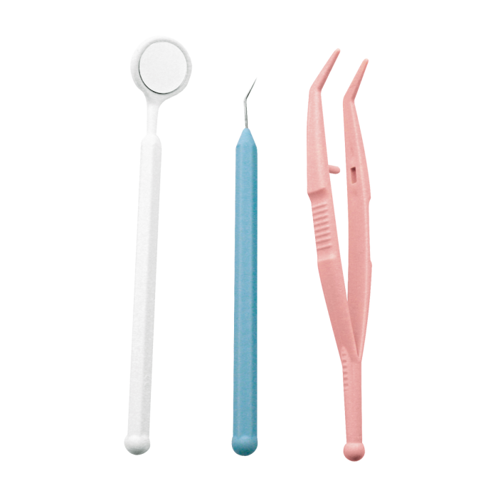 Dental Diagnostik Kit: Pinzette Zahnsonde Mundspiegel main product photo